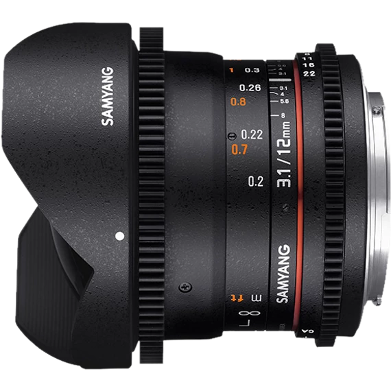 Samyang 12mm T3.1 VDSLR ED AS NCS Fish-Eye Canon