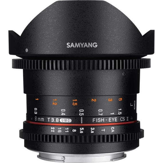 Samyang 8mm T3.8 VDSLR UMC Fish-Eye CS II Nikon F