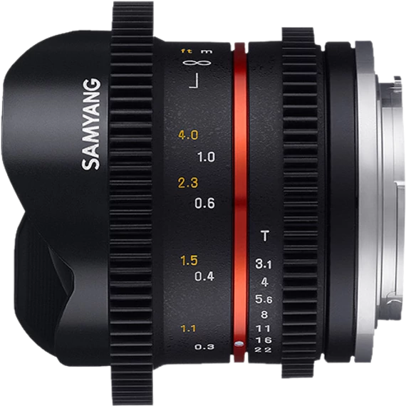 Samyang 8mm T3.1 Cine UMC Fish-Eye II Fuji X