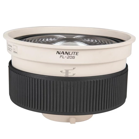NANLITE FL-20G Fresnel lencse Bowens bajonettel (with barndoor)