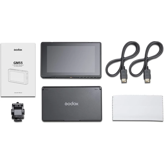 GODOX GM55 4K HDMI érintőképernyős kontrollmonitor 5,5
