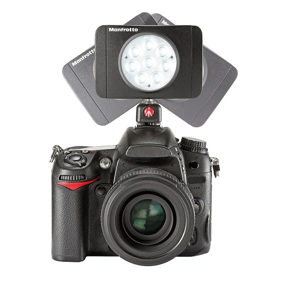 Manfrotto Lumimuse 8 led lámpa + kiegészítők fekete színben MLUMIEMU-BK