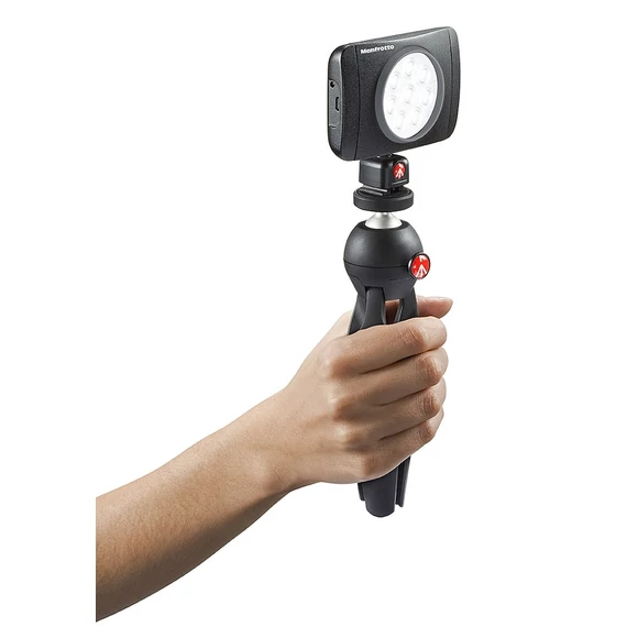 Manfrotto Lumimuse 8 led lámpa + kiegészítők fekete színben MLUMIEMU-BK