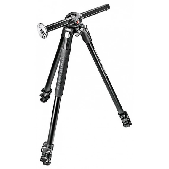 Manfrotto 290 Dual kit alu 3 szekciós állvány 90° oszloppal + 3D fej MK290DUA3-3W