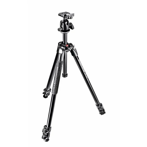 Manfrotto 290 Xtra kit alu 3 szekciós állvány + gömbfej MK290XTA3-BH