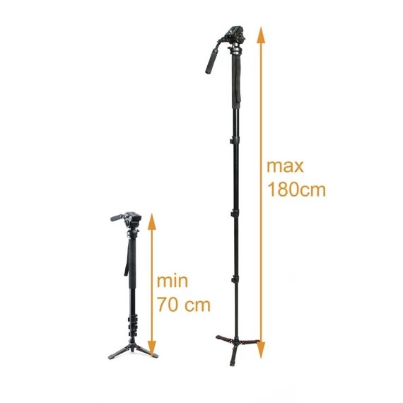 Monopod CW-M4 + videófej