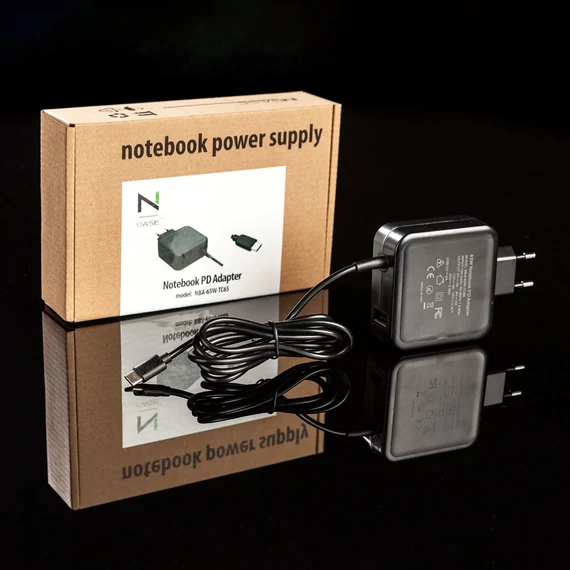 nBase NBA-65W-TC65 +USB 5V2A laptop töltő+kábel