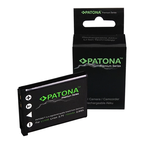 PATONA Premium Akku f. Olympus Li40B Olympus mju 700 720SW 725SW 730 - 1164
