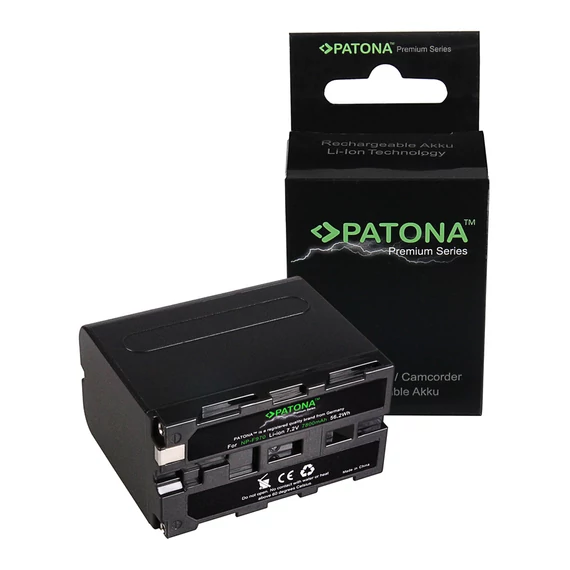 PATONA Premium Akku f. Sony NP-F970 NP-F960 NP-F950 DCR-VX2100 HDR-FX1 - 1207
