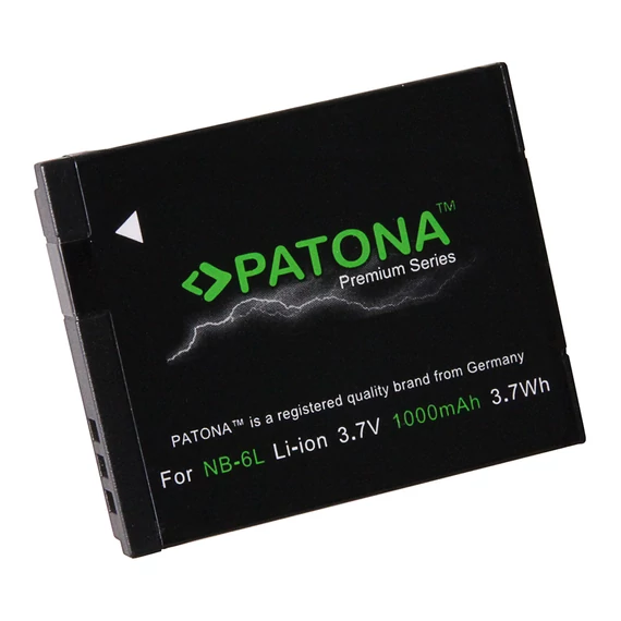 PATONA Premium Akku f. Canon NB-6L NB6L PowerShot SX240 SX500 S120 - 1209