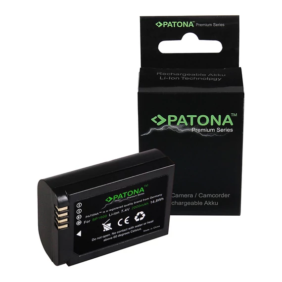 PATONA Premium Akku f. Samsung NX1 NX-1 ED-BP-1900 BP-1900 - 1239