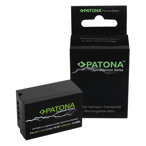 PATONA Premium Akku f. Fuji NP-T125 NPT-125 GFX-50S GFX50S GFX-100 GFX100 Fujifilm - 1308