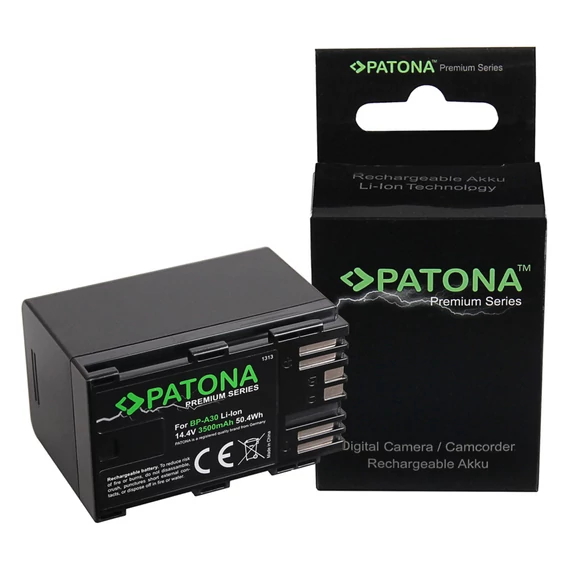 PATONA Premium Akku f. Canon BP-A30 EOS C200 C200B C200 PL C300 Mark II XF705 CA-CP200L - 1313