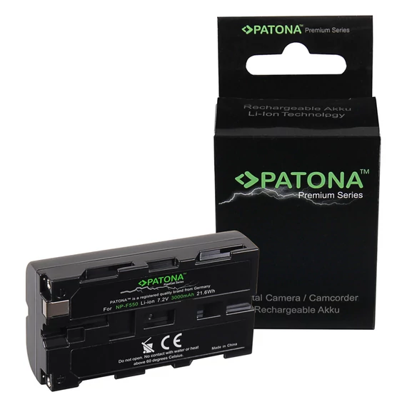 PATONA Premium Akku f. Sony NP-F550 F330 F530 F750 F930 F920 F550 - 1324