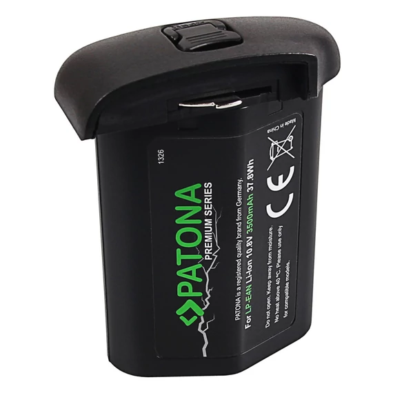 PATONA Premium battery f. Canon LP-E4N EOS-1Ds Mark III EOS-1D Mark III EOS-1D Mark IV EOS-1D X LG cell - 1326
