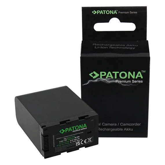 PATONA premium battery BN-VC296G f. JVC GY-HC500 GY-HC550 D-Tap with high-quality LG cells - 1354