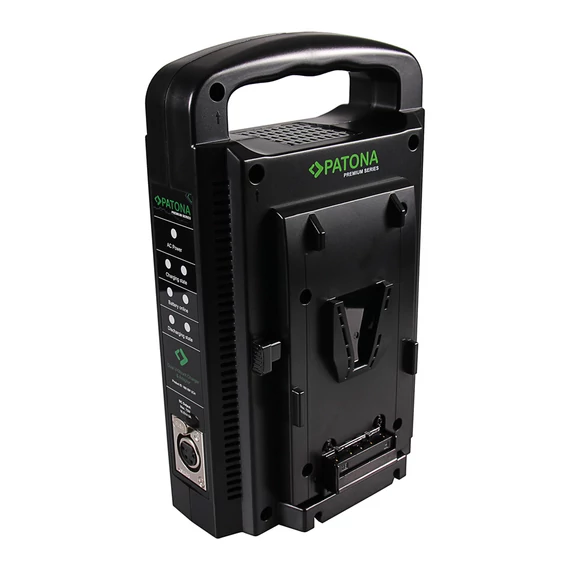 PATONA Dual V-Mount charger for Sony BP-95W BP-GL65 BP-190WS with 4-pin XLR cable - 1681