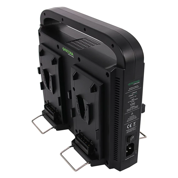PATONA ??r?ll?l?? 4-pin slim charger compact for Sony Red DSLR V-Mount battery with network function - 1698