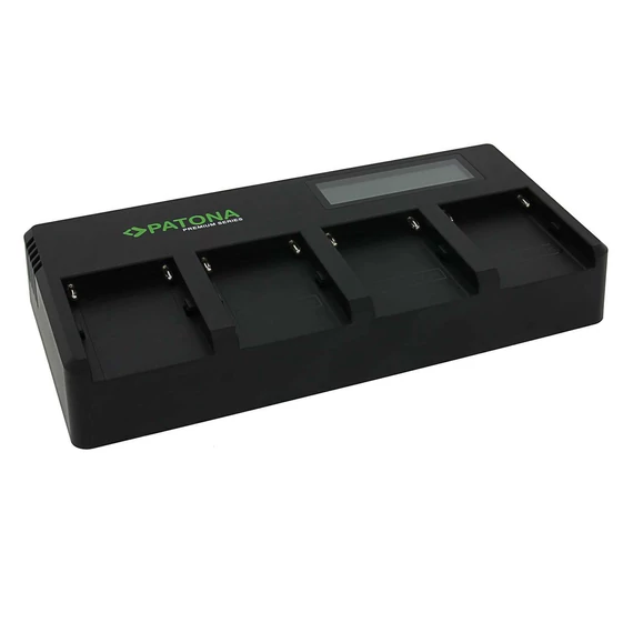 PATONA Premium 4-fасh rapid charger for Sony F-Series F960 F970 batteries
