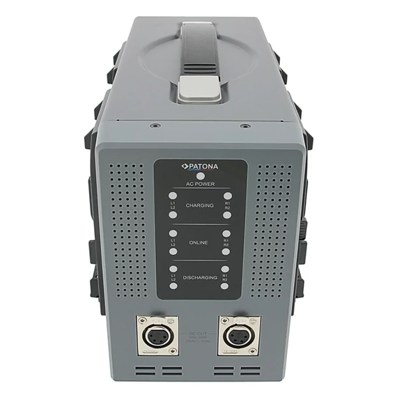 PATONA Platinum ??r?ll?l?? 4-f??h quick charger for Sony Red DSLR V-Mount ?kku? network function - 1709