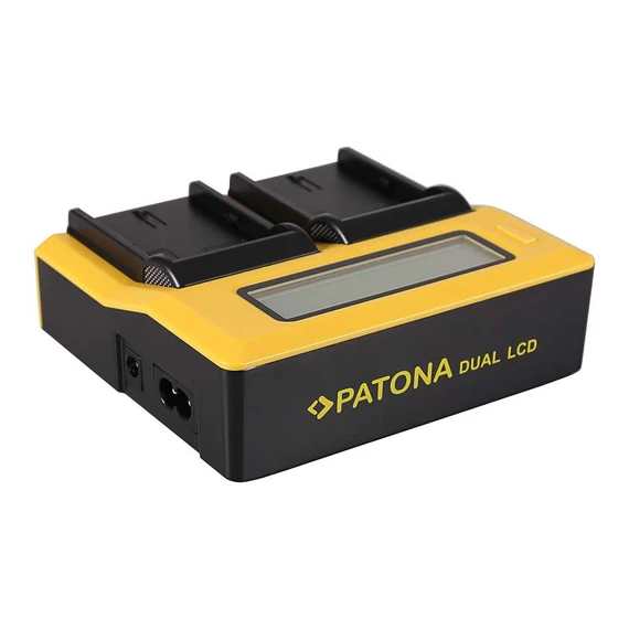 PATONA 7583 LCD Dual töltő f. Canon LP-E6 EOS 5D 60Da 6D 7D EOS70D EOS-70D MarkII