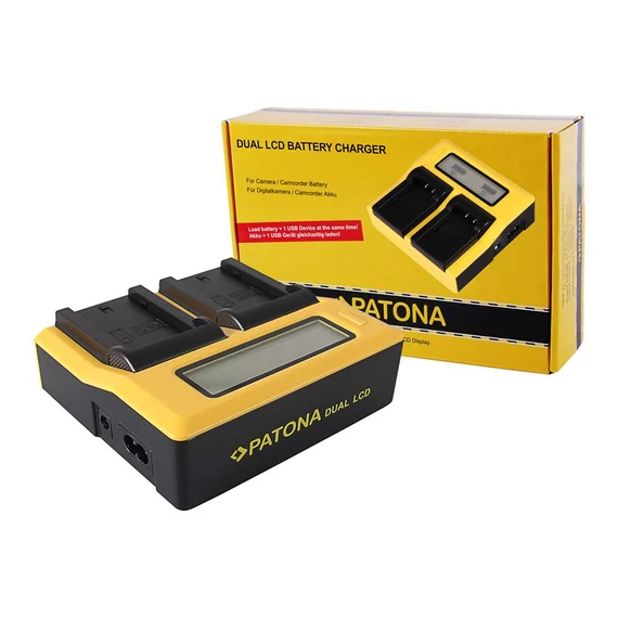 PATONA 7683 Dual LCD USB töltő Sony NP-FZ100