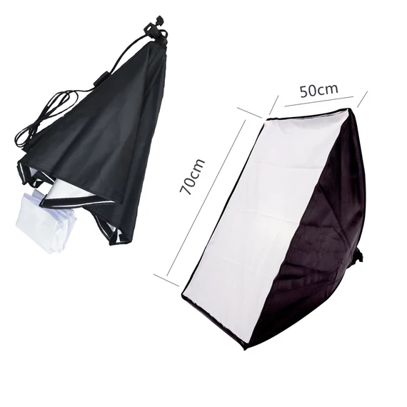 Softbox 50x70cm E27 foglalattal