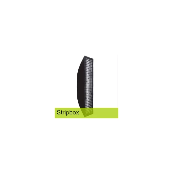 Stripbox 35x140 cm méhsejtrácsos bowens adapterrel
