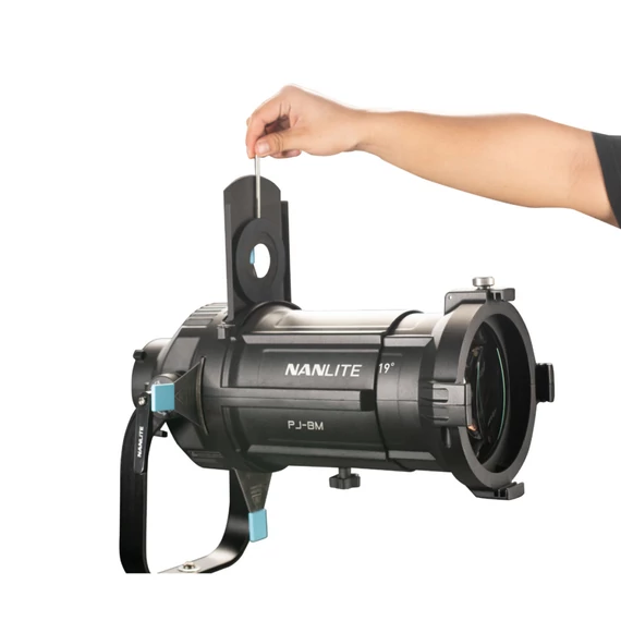 NANLITE Bowens bajonettes Iris adapter Projekciós előtéthez