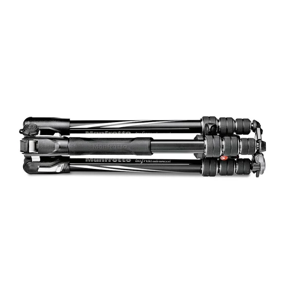 Manfrotto Befree Advanced alu travel állvány tekerős zár+gömbfej,fek. MKBFRTA4BK-BH