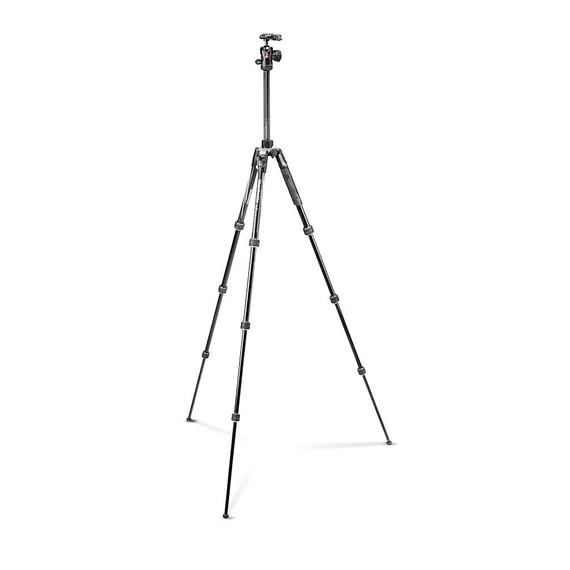 Manfrotto Befree Advanced alu travel állvány tekerős zár+gömbfej,fek. MKBFRTA4BK-BH
