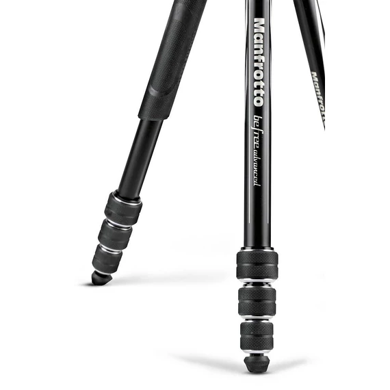 Manfrotto Befree Advanced alu travel állvány tekerős zár+gömbfej,fek. MKBFRTA4BK-BH