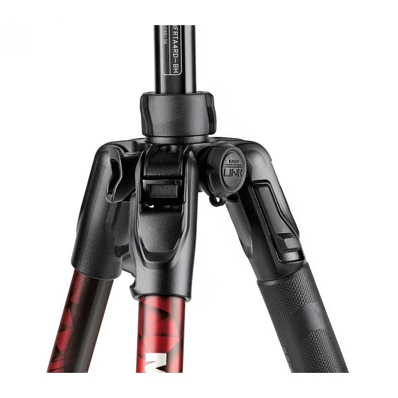 Manfrotto Befree Advanced alu travel állvány tekerős zár+gömbfej,piros MKBFRTA4RD-BH
