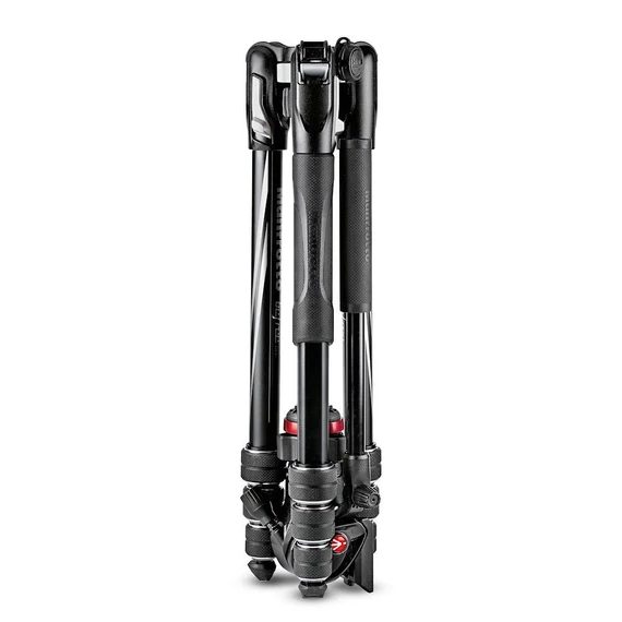 Manfrotto Befree live kit alu állvány tekerős lábzárral+ fluid fej MVKBFRT-LIVE