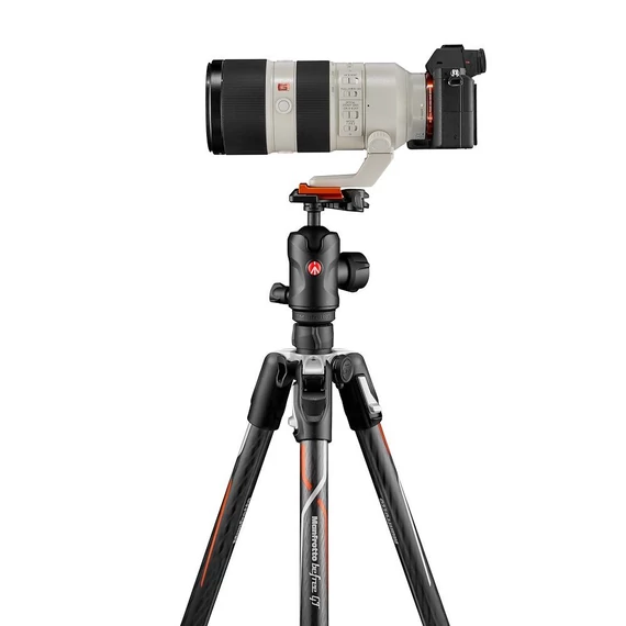 Manfrotto Befree GT Karbon tekerős lábzár+gömbfej Sony Alpha kamerához MKBFRTC4GTA-BH
