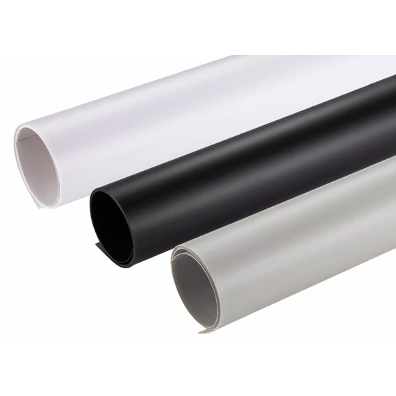 Tárgyfotó háttér PVC 60x130cm SZÜRKE