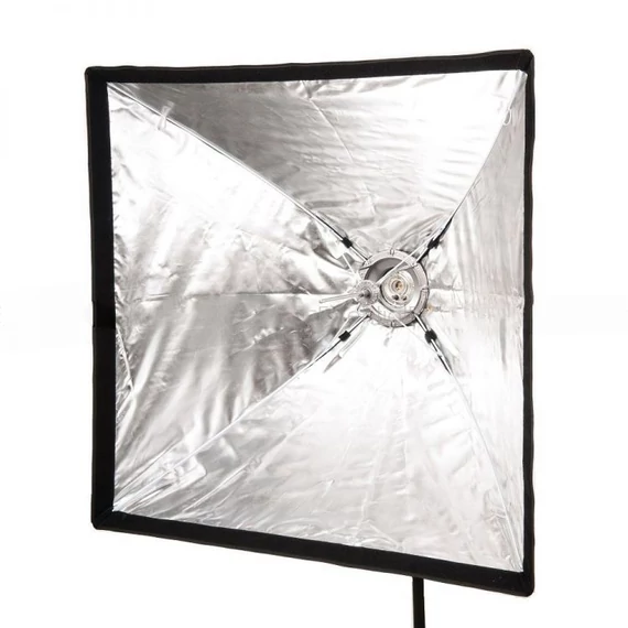 Softbox 60x60 cm ernyőként nyitható bowens adapterrel