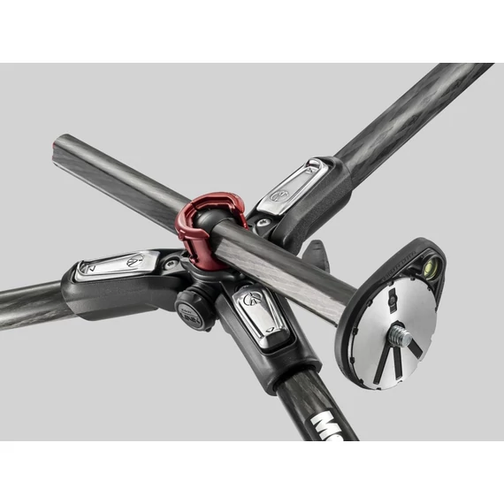 Manfrotto 190XPRO karbon 4 szekciós állvány, horizontális oszloppal MT190CXPRO4