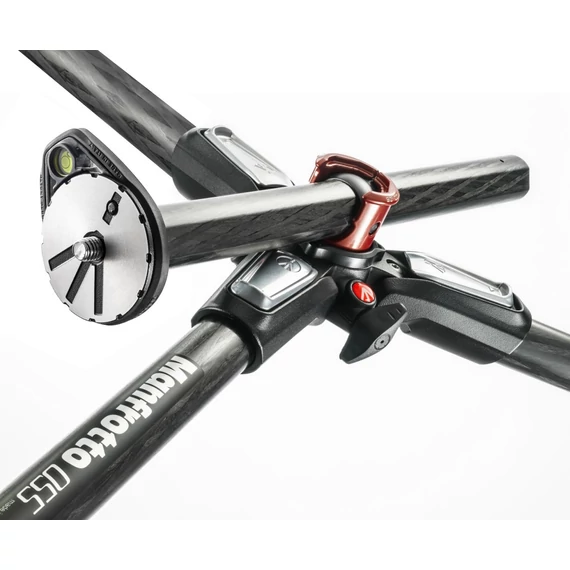 Manfrotto 055 karbon 3 szekciós állvány, horizontális oszloppal MT055CXPRO3