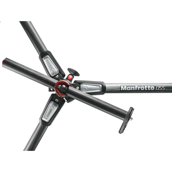 Manfrotto 055 karbon 3 szekciós állvány, horizontális oszloppal MT055CXPRO3