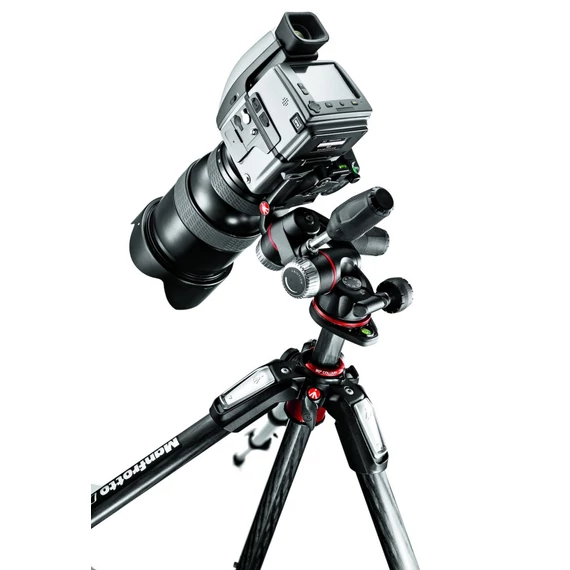 Manfrotto 055 karbon 3 szekciós állvány, horizontális oszloppal MT055CXPRO3
