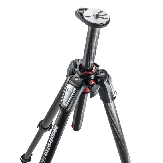 Manfrotto 055 karbon 3 szekciós állvány, horizontális oszloppal MT055CXPRO3