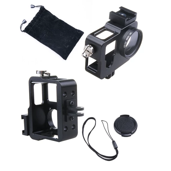 CineWare aluminuim rig 37mm-es UV filterrel és vakusaruval GoPro HERO akciókamerákhoz