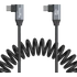 SmallRig 4793 USB-C Angled to USB-C Angled Coiled Data Cable