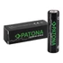PATONA Premium 18650 cell Li-Ion battery unprotected sharp/button top 3.7V 3350mAh - 6516