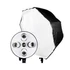 Octabox 90cm, 5db E27 foglalattal