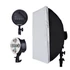Softbox 50x70cm, 5db E27 foglalattal